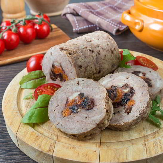 Рецепт индюшиного рулета с сухофруктами