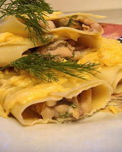 Итальянские рулетики Parma с морепродуктами