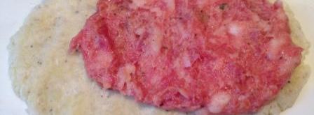 картофельные рулетики с фаршем. Шаг 4