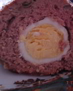 Котлета-рулет с грибным соусом