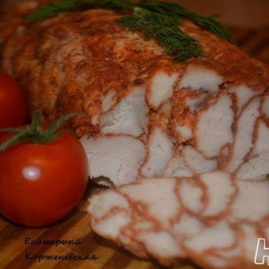 Рецепт куриного рулета с паприкой