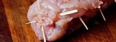 куриный рулет с сыром и ветчиной. Шаг 4