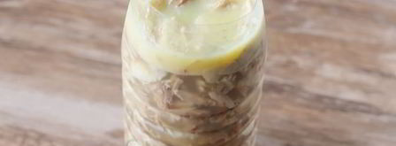 куриный рулет с желатином в бутылке. Шаг 11