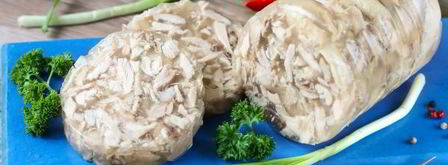 куриный рулет с желатином в бутылке. Шаг 13