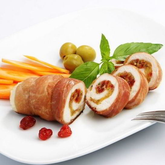 Рецепт куриного рулета в пищевой пленке