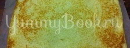 медовый бисквитный рулет. Шаг 6