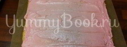 медовый бисквитный рулет. Шаг 7