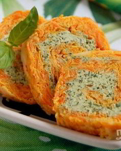 Морковный рулет диетический