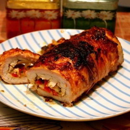 Рецепт мясного рулета в духовке