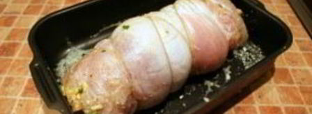 мясной рулет в духовке. Шаг 10