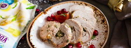 мясные рулетики с сыром и зеленью. Шаг 11