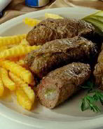 Мясные рулетики в майонезе