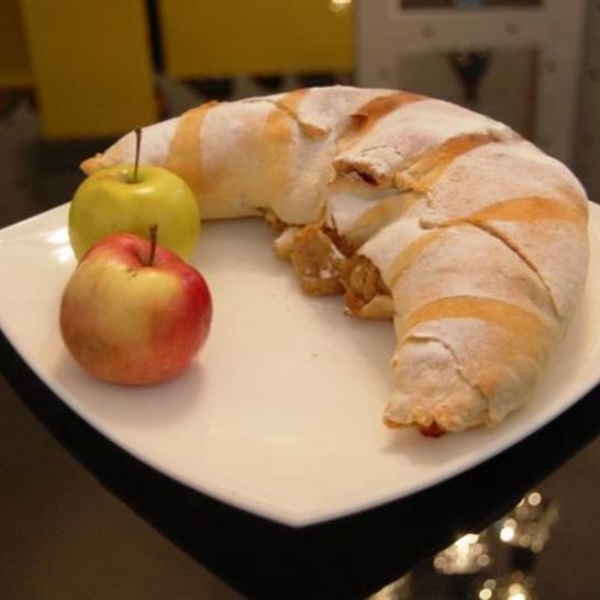 Рецепт постного яблочного рулета