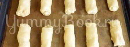 постные хрустящие рулетики с начинкой. Шаг 9