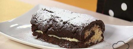 рулет баунти и чай с фруктами. Шаг 8