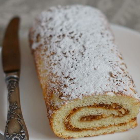 Рецепт рулета из бисквита