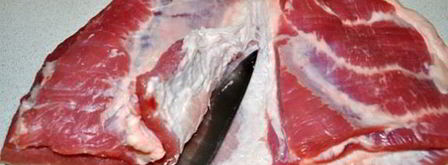 рулет из брюшины со сладким перцем. Шаг 2