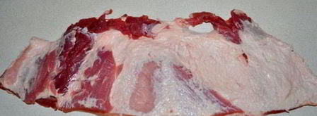 рулет из брюшины со сладким перцем. Шаг 3