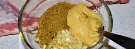 рулет из брюшины со сладким перцем. Шаг 4