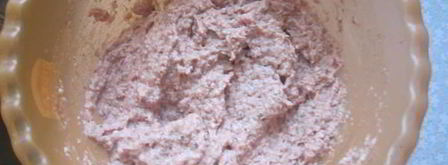 рулет из фарша с помидорами. Шаг 4