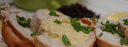 рулет из индейки с рикоттой под соусом сабайон. Шаг 11