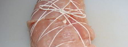 рулет из индейки с рикоттой под соусом сабайон. Шаг 4