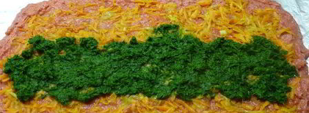 рулет из куриного фарша. Шаг 3