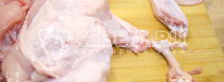 рулет из курицы с черносливом. Шаг 4