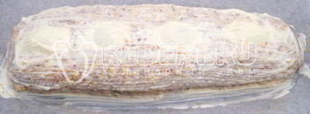 рулет из курицы с овощами и яйцами. Шаг 11