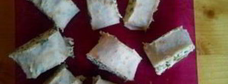 рулет из лаваша с брынзой и зеленью. Шаг 5