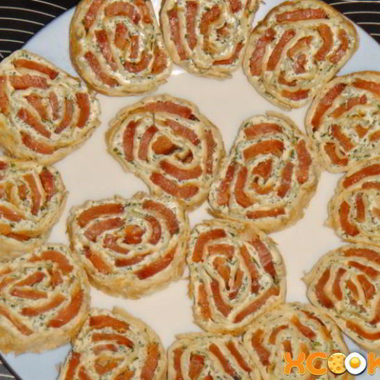 Рецепт рулета из лаваша с красной рыбой