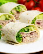 Рулет из лаваша с печенью трески