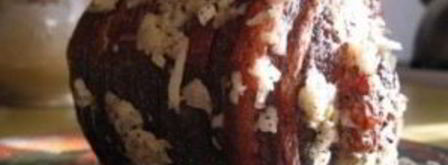 рулет из сала в луковой шелухе. Шаг 6