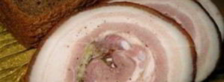 рулет из сала в луковой шелухе. Шаг 8