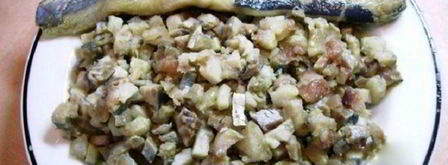 рулет из селедки. Шаг 2