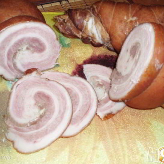 Рецепт рулета из свиной брюшины