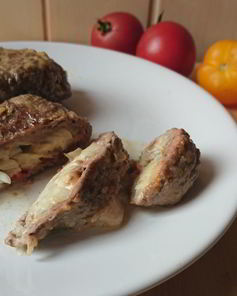 Рулет из телячьей отбивной