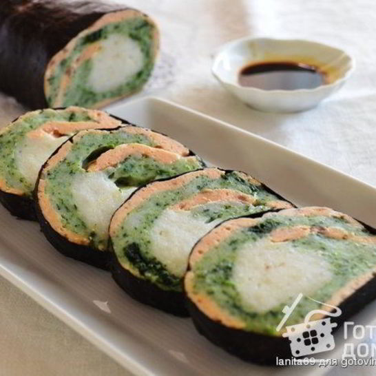 Рецепт рулета рыбного в нори