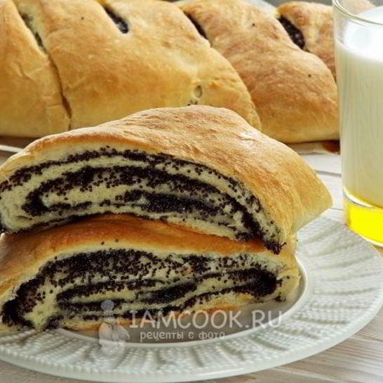 Рецепт рулета с маком из дрожжевого теста