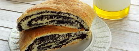 рулет с маком из дрожжевого теста. Шаг 17