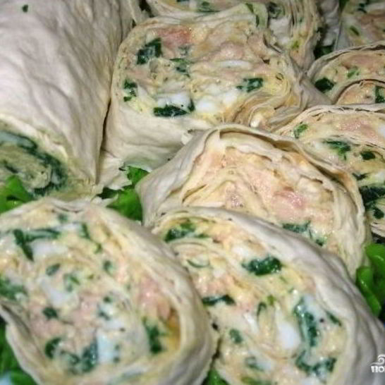 Рецепт рулета с печенью трески