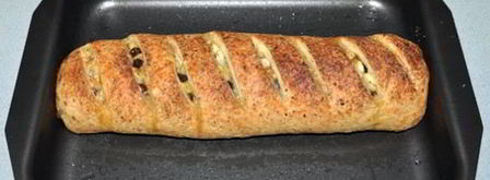 рулет с яблоками из творожного теста. Шаг 7