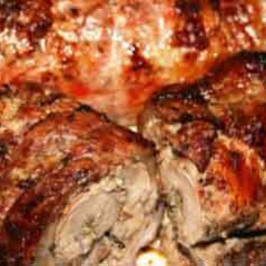 Рецепт рулета свиного с грибами