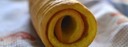 рулет вишня в белом шоколаде. Шаг 13