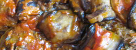 рулетики из баклажанов с отварной телятиной. Шаг 10