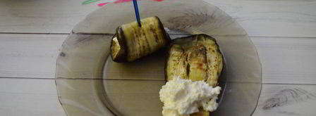 рулетики из баклажанов с творогом и сыром. Шаг 6