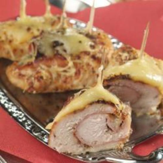 Рецепт рулетиков из телятины с сыром