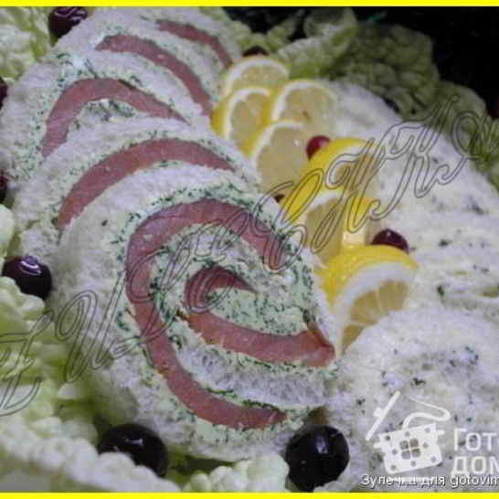 Рецепт рулетиков праздничных