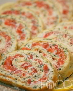 Рулетики с семгой