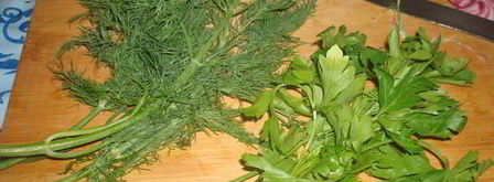 рулеты из баклажанов с беконом, сыром и зеленью. Шаг 2